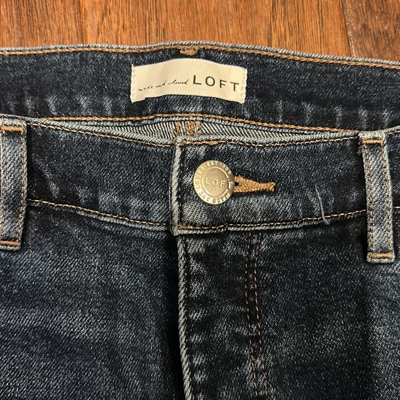 Loft Jeans- High waisted skinny ankle size 14 - Picture 4 of 5